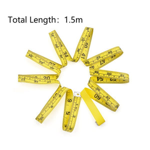 Yellow Soft Tape Measure Measuring Tape Sewing Seamstress -  Hong Kong
