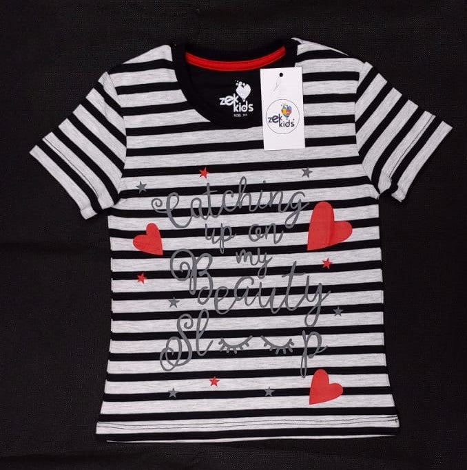 Heart printed child t-shirt